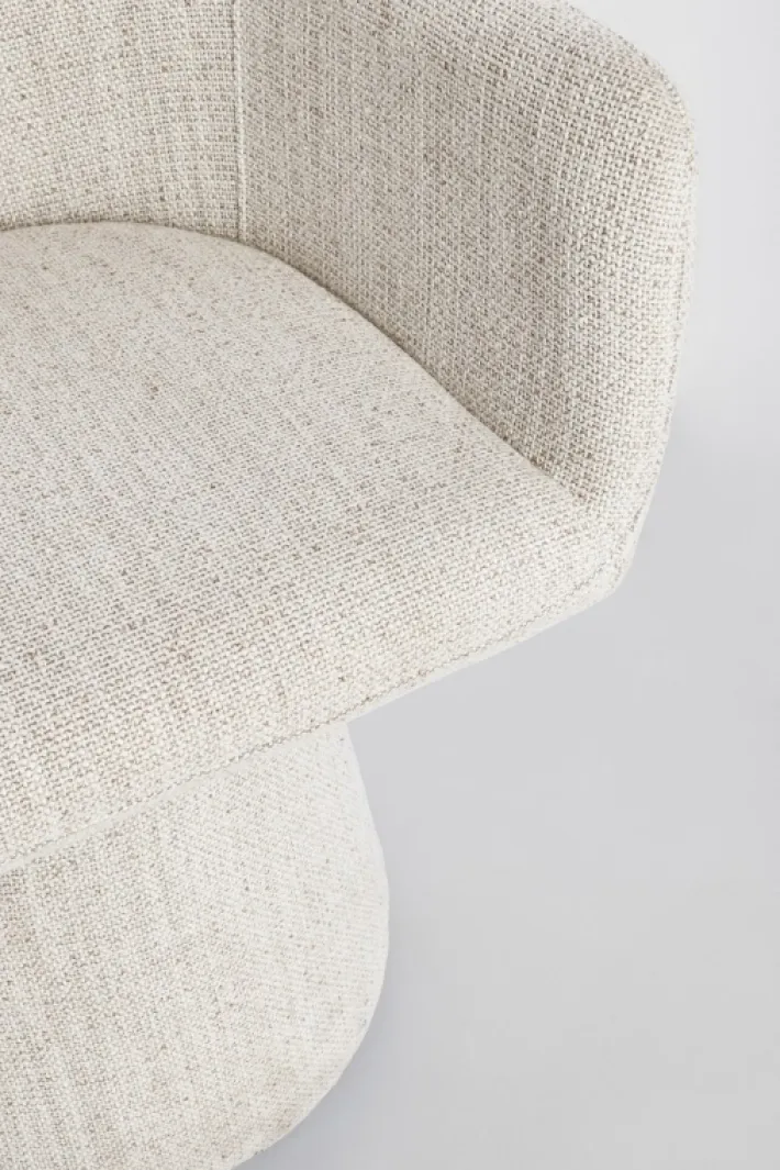 Bizzotto Poltrone E Chaise Longue>POLTRONA GIREVOLE COLOR GHIACCIO - LOTTIE