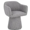 Bizzotto Poltrone E Chaise Longue>POLTRONA GIREVOLE GRIGIO SCURO - LOTTIE