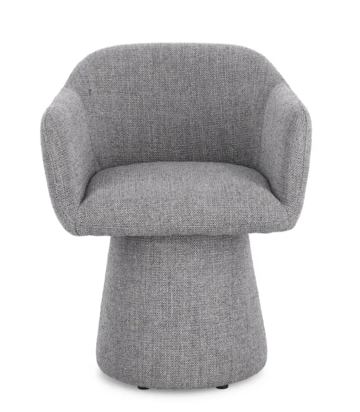 Bizzotto Poltrone E Chaise Longue>POLTRONA GIREVOLE GRIGIO SCURO - LOTTIE