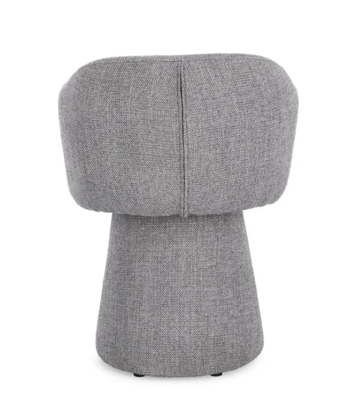 Bizzotto Poltrone E Chaise Longue>POLTRONA GIREVOLE GRIGIO SCURO - LOTTIE