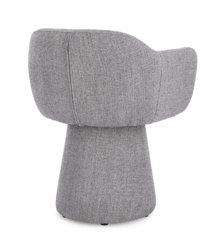 Bizzotto Poltrone E Chaise Longue>POLTRONA GIREVOLE GRIGIO SCURO - LOTTIE