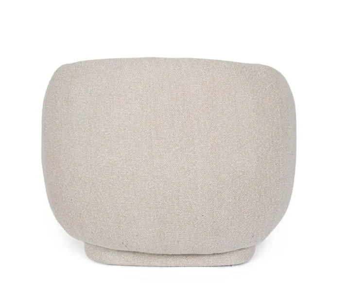 Bizzotto Poltrone E Chaise Longue>POLTRONA GIREVOLE BRITTANY NATURALE