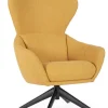 Bizzotto Poltrone E Chaise Longue>POLTRONA GIREVOLE HAILEY SENAPE