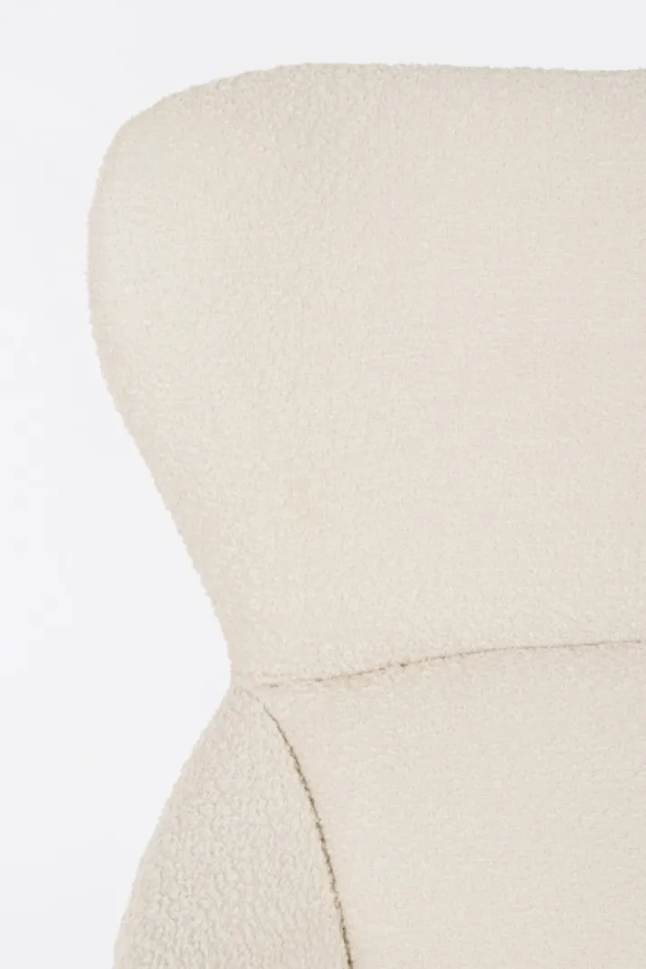 Bizzotto Poltrone E Chaise Longue>POLTRONA GIREVOLE HAILEY SNOW
