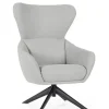 Bizzotto Poltrone E Chaise Longue>POLTRONA GIREVOLE HAILEY GRIGIO