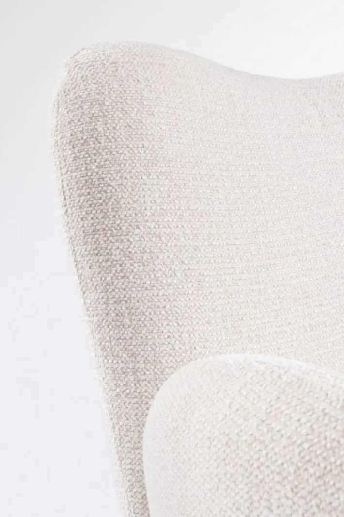 Bizzotto Poltrone E Chaise Longue>POLTRONA GIREVOLE HARPER BIANCO