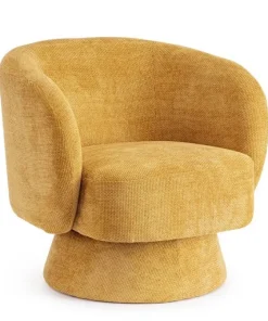 Bizzotto Poltrone E Chaise Longue>POLTRONA GIREVOLE JULIENNE SENAPE