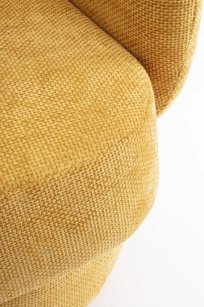 Bizzotto Poltrone E Chaise Longue>POLTRONA GIREVOLE JULIENNE SENAPE