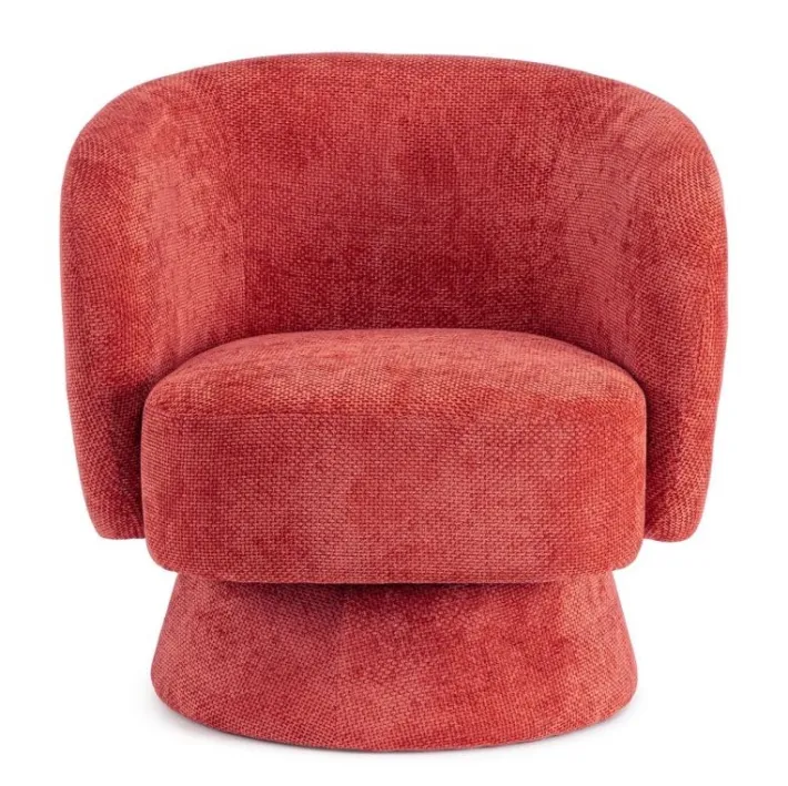Bizzotto Poltrone E Chaise Longue>POLTRONA GIREVOLE JULIENNE CHERRY