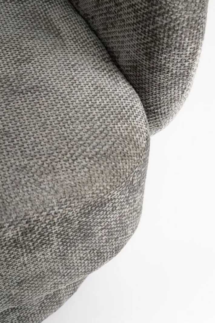Bizzotto Poltrone E Chaise Longue>POLTRONA GIREVOLE JULIENNE GRIGIO SCURO