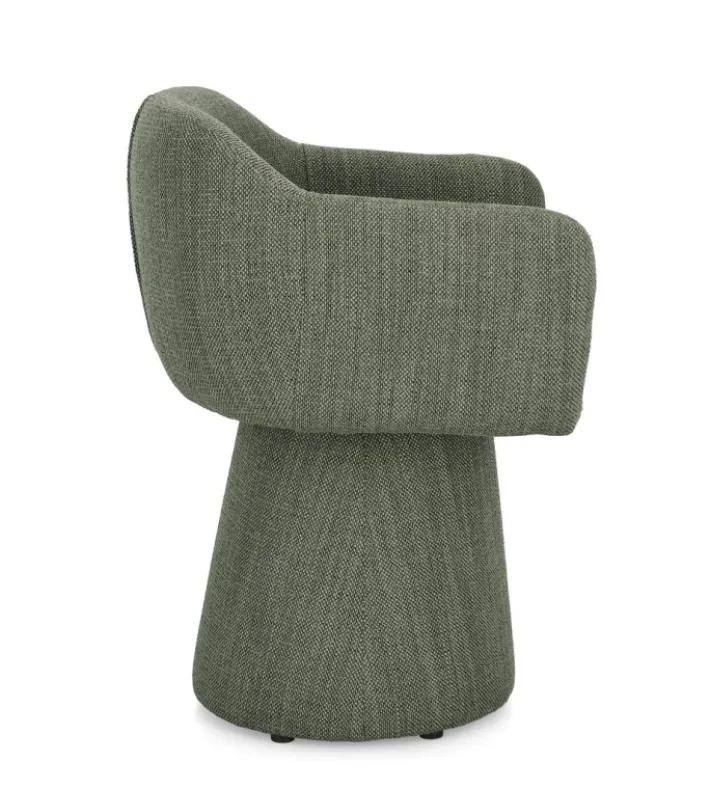 Bizzotto Poltrone E Chaise Longue>POLTRONA GIREVOLE LOTTIE VERDE
