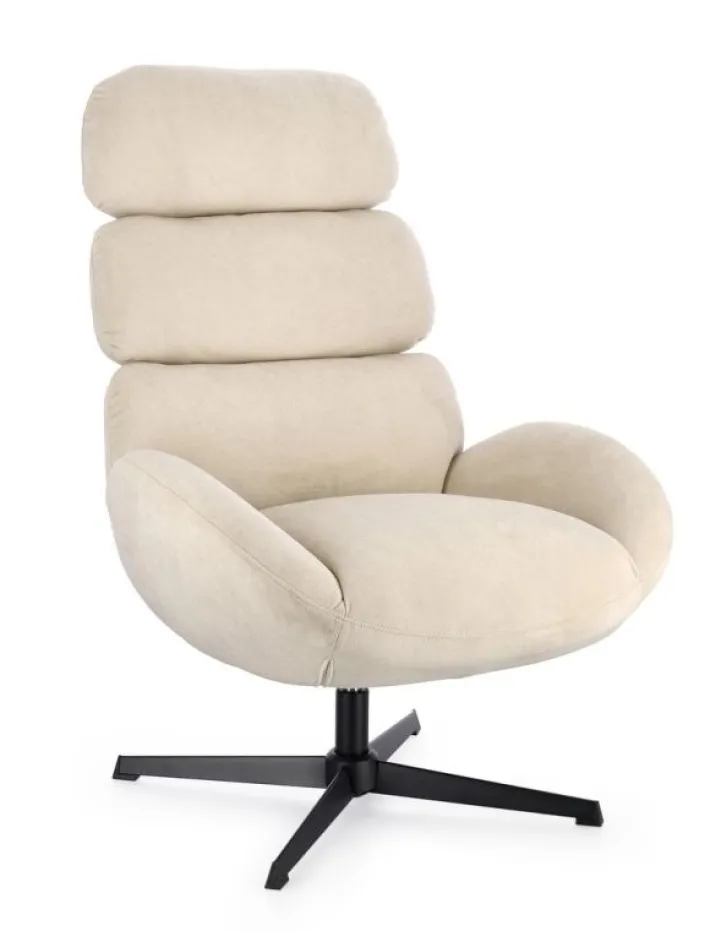 Bizzotto Poltrone E Chaise Longue>POLTRONA GIREVOLE VIOLANTE PERLA