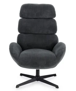 Bizzotto Poltrone E Chaise Longue>POLTRONA GIREVOLE VIOLANTE NERO