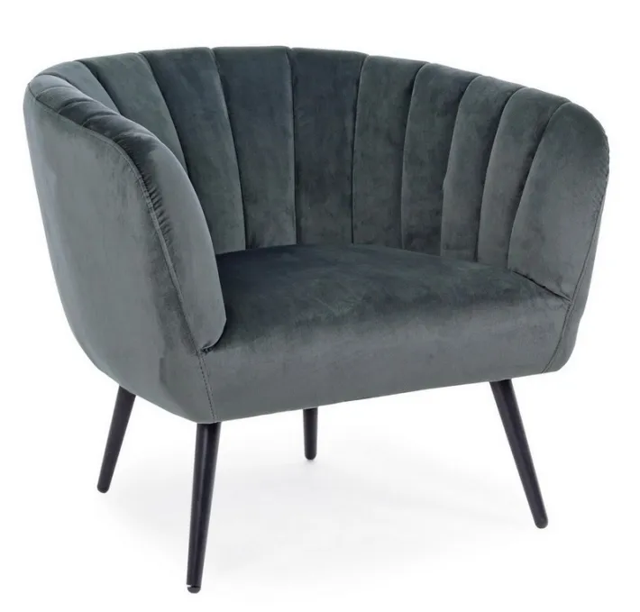 Bizzotto Poltrone E Chaise Longue>POLTRONA GRIGIA - AVRIL
