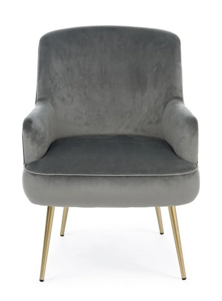 Bizzotto Poltrone E Chaise Longue>POLTRONA GRIGIA - CLELIA