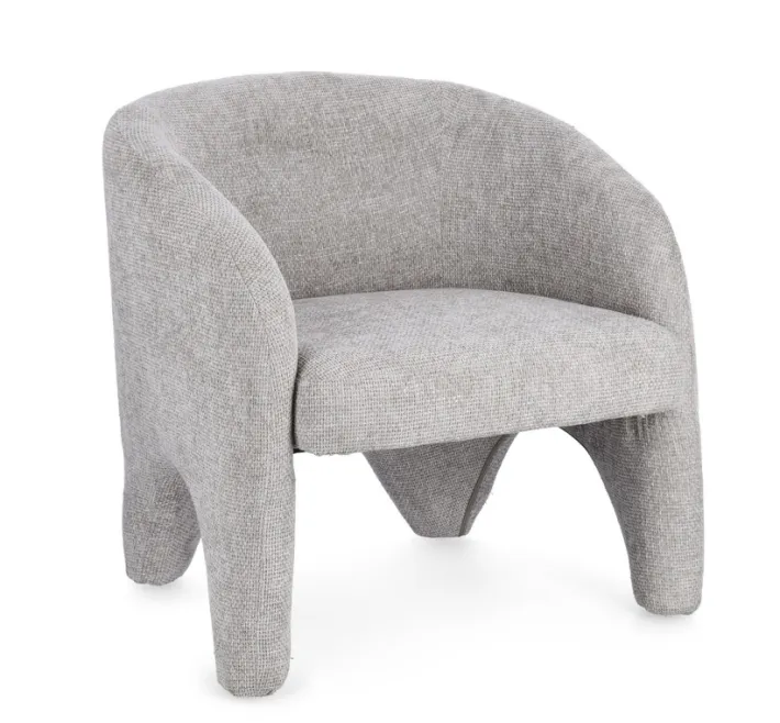 Bizzotto Poltrone E Chaise Longue>POLTRONA GRIGIO CHIARO - JUNKO