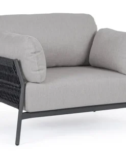 Bizzotto Poltrone>POLTRONA IN ALLUMINIO ANTRACITE QS22/GRAPHITE- PARDIS