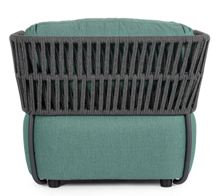 Bizzotto Poltrone>POLTRONA IN ALLUMINIO ANTRACITE - PALMER