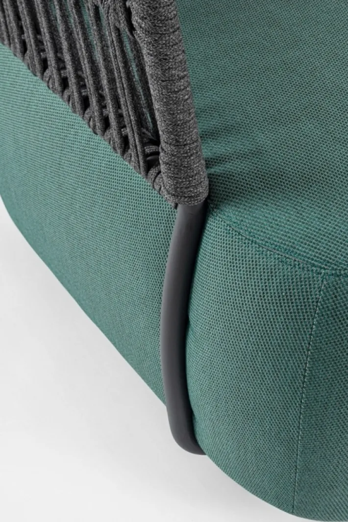 Bizzotto Poltrone>POLTRONA IN ALLUMINIO ANTRACITE - PALMER