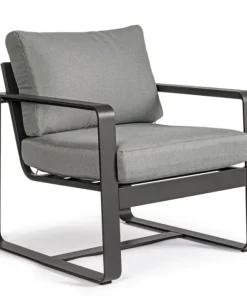 Bizzotto Poltrone>POLTRONA IN ALLUMINIO ANTRACITE YK13 - MERRIGAN