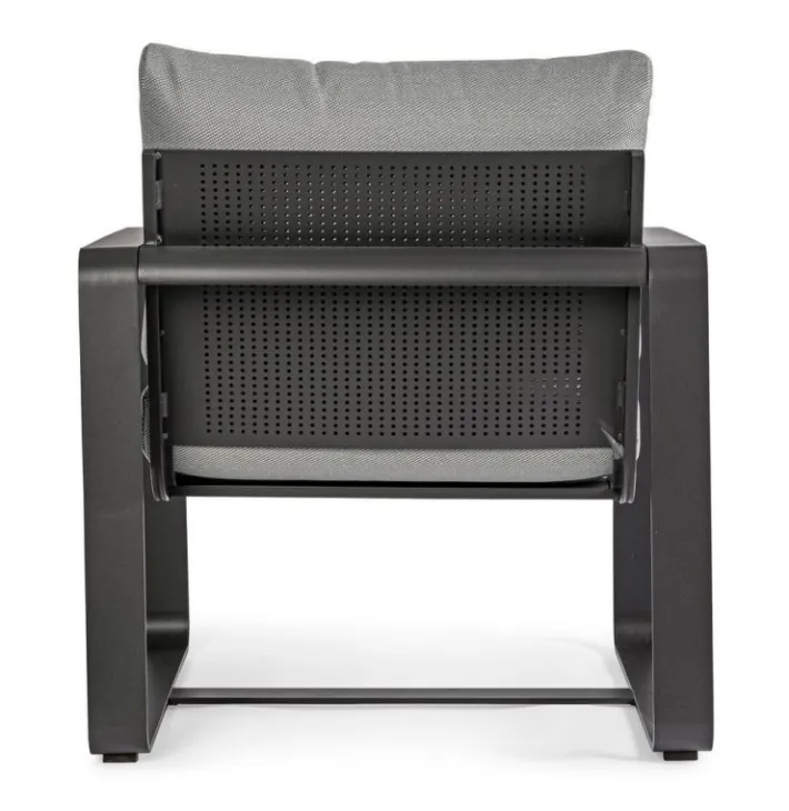 Bizzotto Poltrone>POLTRONA IN ALLUMINIO ANTRACITE YK13 - MERRIGAN