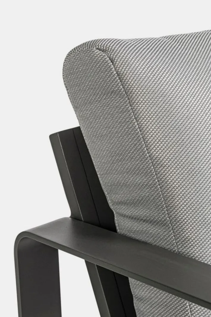 Bizzotto Poltrone>POLTRONA IN ALLUMINIO ANTRACITE YK13 - MERRIGAN