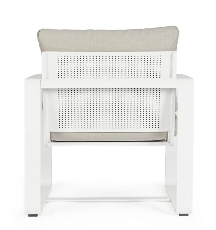 Bizzotto Poltrone>POLTRONA IN ALLUMINIO BIANCO YK11 - MERRIGAN