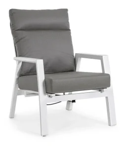 Bizzotto Poltrone>POLTRONA IN ALLUMINIO BIANCO JX11 - KLEDI
