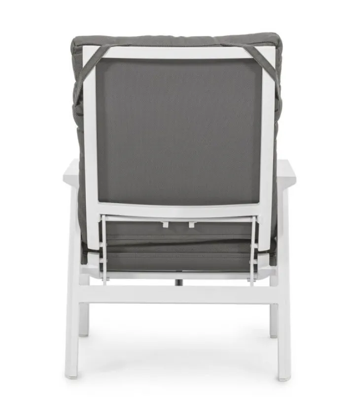 Bizzotto Poltrone>POLTRONA IN ALLUMINIO BIANCO JX11 - KLEDI