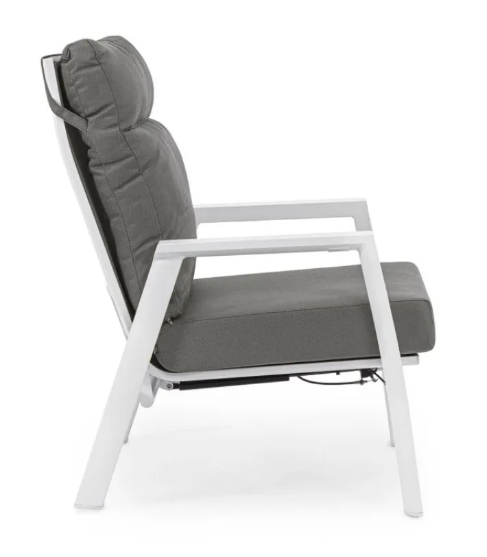 Bizzotto Poltrone>POLTRONA IN ALLUMINIO BIANCO JX11 - KLEDI