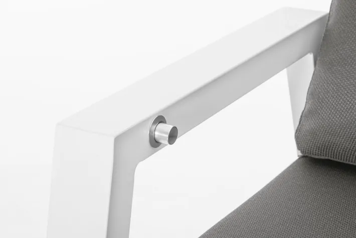Bizzotto Poltrone>POLTRONA IN ALLUMINIO BIANCO JX11 - KLEDI