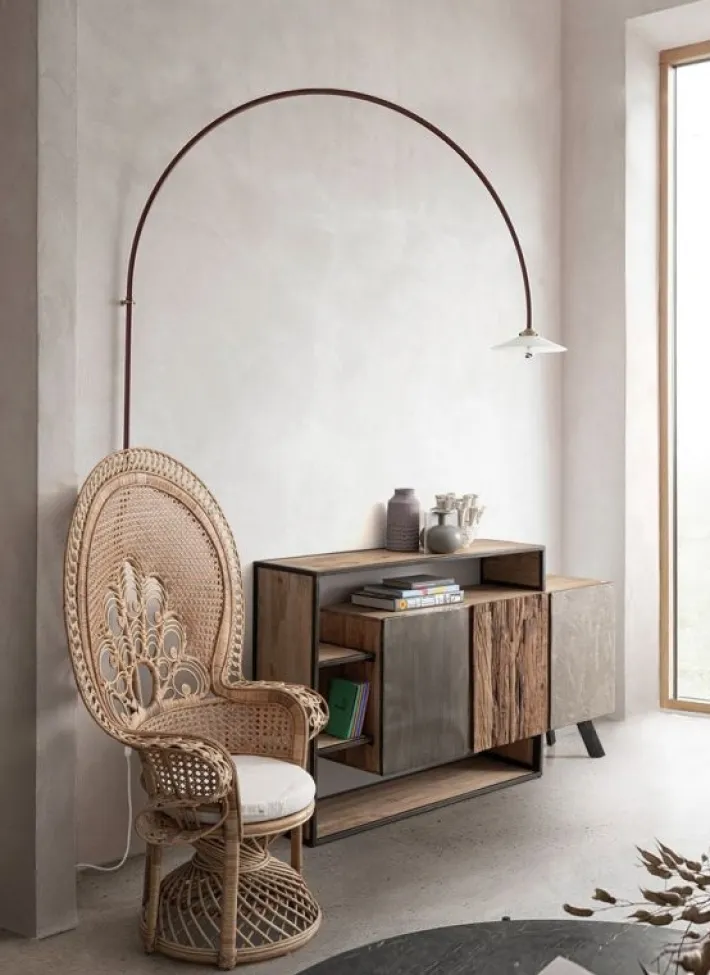 Bizzotto Poltrone E Chaise Longue>POLTRONA IN FIBRE NATURALI SFODERABILE NATURALE - PEACOCK