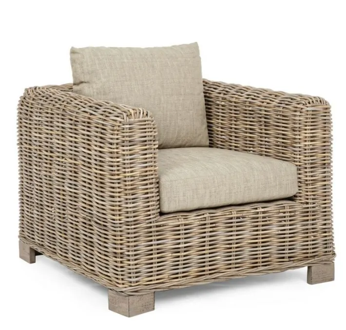 Bizzotto Poltrone E Chaise Longue>POLTRONA IN FIBRE NATURALI - FORTALEZA