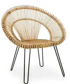 Bizzotto Poltrone E Chaise Longue>POLTRONA IN FIBRE NATURALI - ESTEBAN