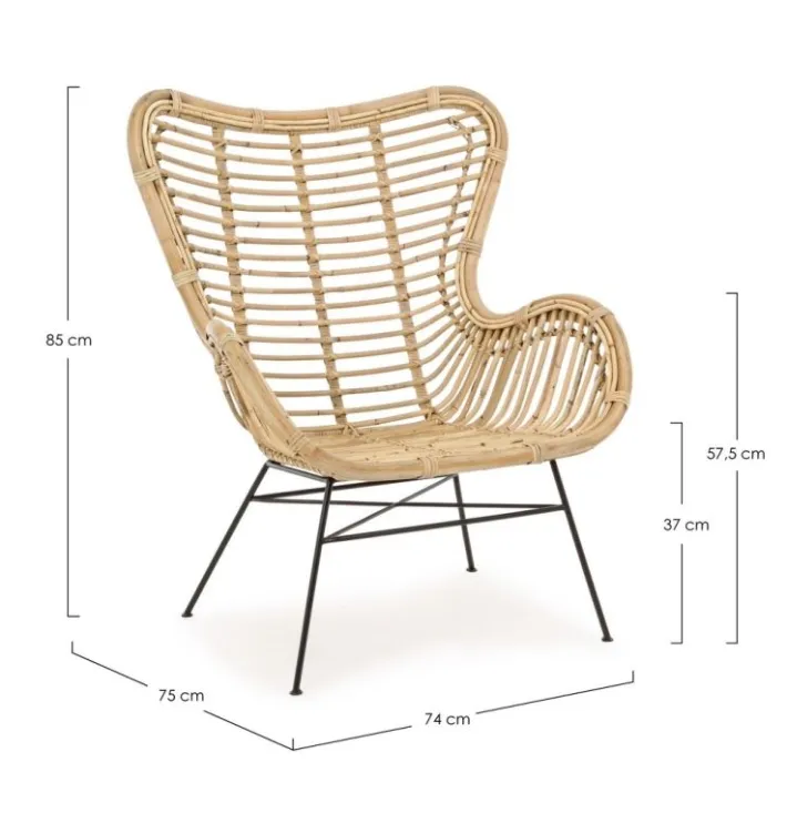 Bizzotto Poltrone E Chaise Longue>POLTRONA IN LEGNO - CASILDA