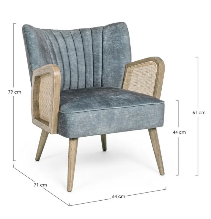 Bizzotto Poltrone E Chaise Longue>POLTRONA IN LEGNO COASTAL - VIRNA