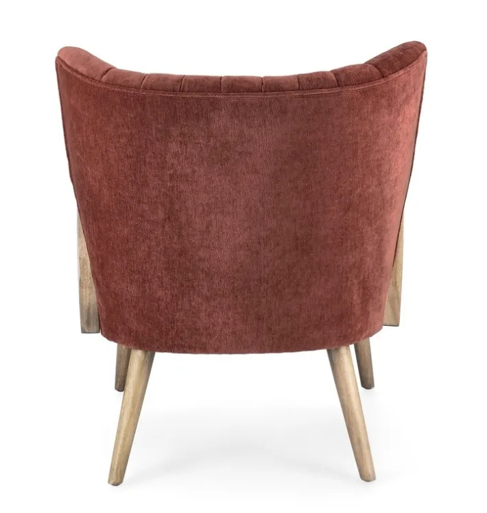 Bizzotto Poltrone E Chaise Longue>POLTRONA IN LEGNO MATTONE - VIRNA