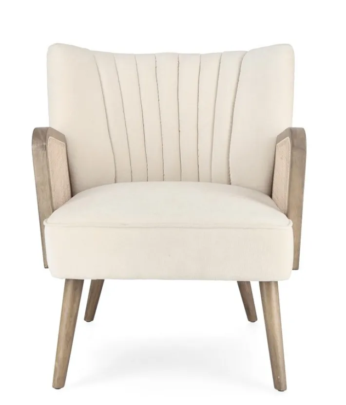Bizzotto Poltrone E Chaise Longue>POLTRONA IN LEGNO NATURAL - VIRNA