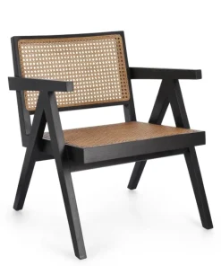 Bizzotto Poltrone E Chaise Longue>POLTRONA IN LEGNO NERO - GALIA