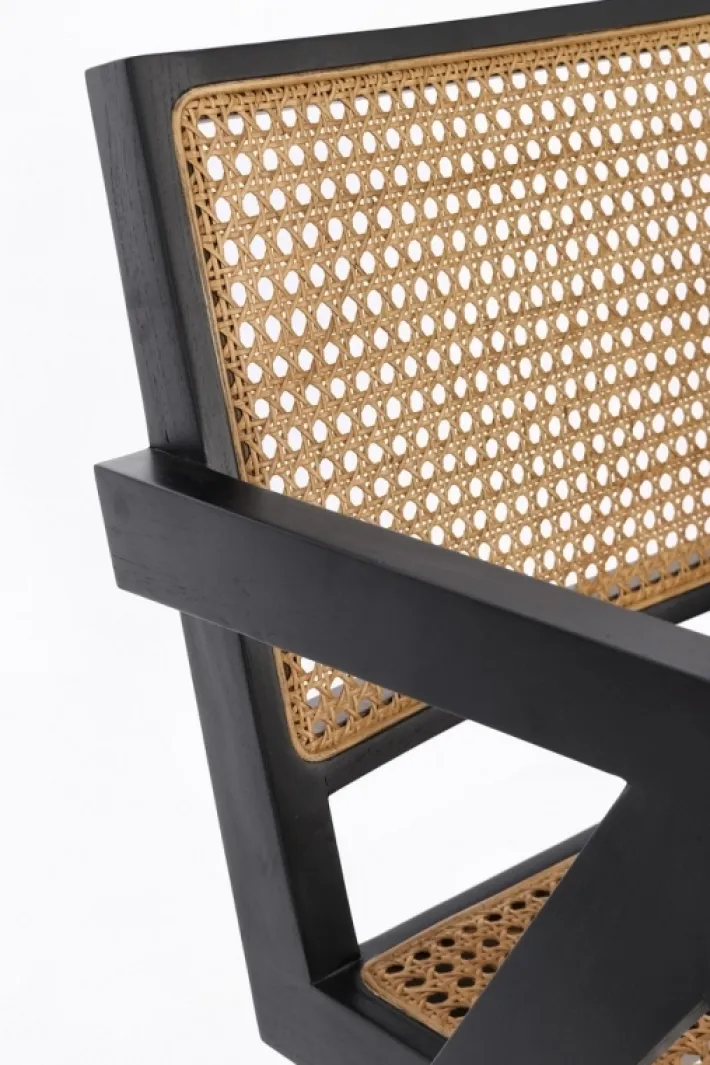 Bizzotto Poltrone E Chaise Longue>POLTRONA IN LEGNO NERO - GALIA