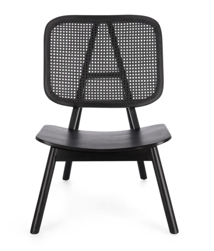 Bizzotto Poltrone E Chaise Longue>POLTRONA IN LEGNO NERO - YVES