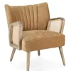 Bizzotto Poltrone E Chaise Longue>POLTRONA IN LEGNO SENAPE - VIRNA
