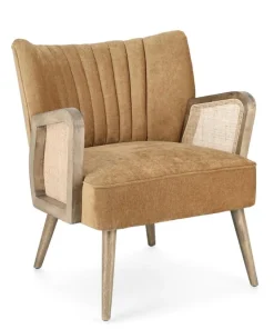 Bizzotto Poltrone E Chaise Longue>POLTRONA IN LEGNO SENAPE - VIRNA