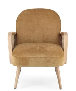Bizzotto Poltrone E Chaise Longue>POLTRONA IN LEGNO SENAPE - DALIDA