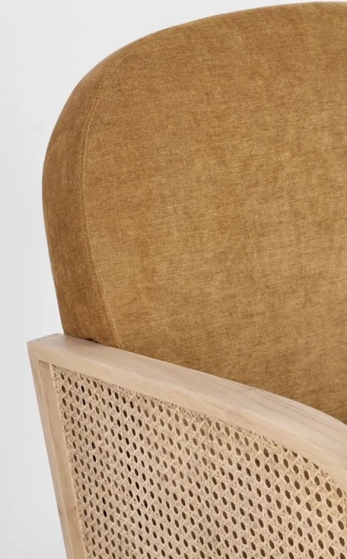 Bizzotto Poltrone E Chaise Longue>POLTRONA IN LEGNO SENAPE - DALIDA