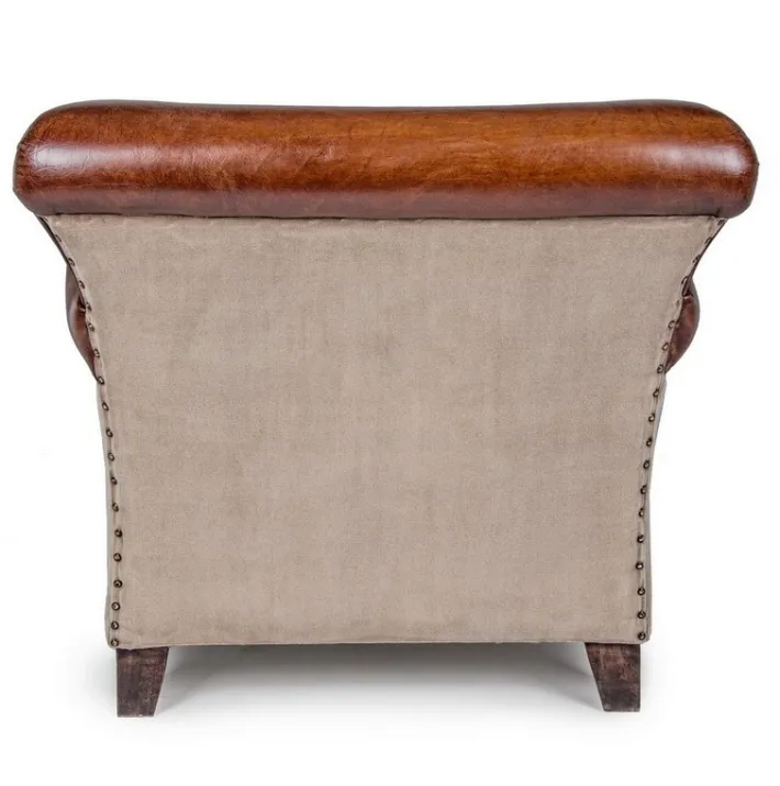Bizzotto Poltrone E Chaise Longue>POLTRONA IN PELLE - CHARLESTON