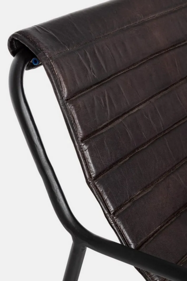 Bizzotto Poltrone E Chaise Longue>POLTRONA IN PELLE NERA - KARISMA