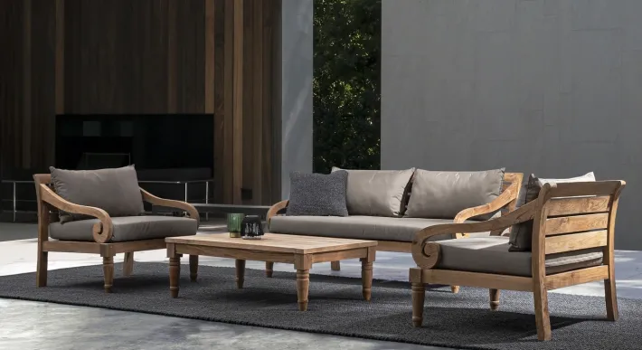 Bizzotto Poltrone>POLTRONA IN TEAK - KARUBA FSC