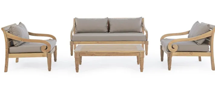 Bizzotto Poltrone>POLTRONA IN TEAK - KARUBA FSC