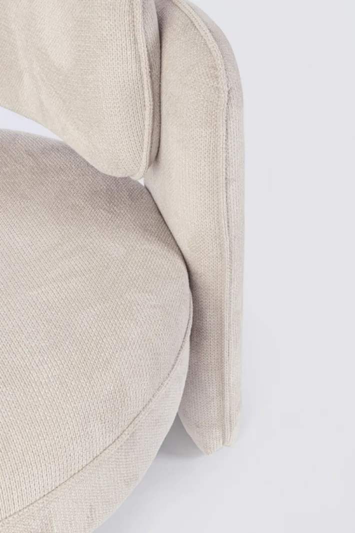 Bizzotto Poltrone E Chaise Longue>POLTRONA IN TESSUTO BEIGE - AISHA